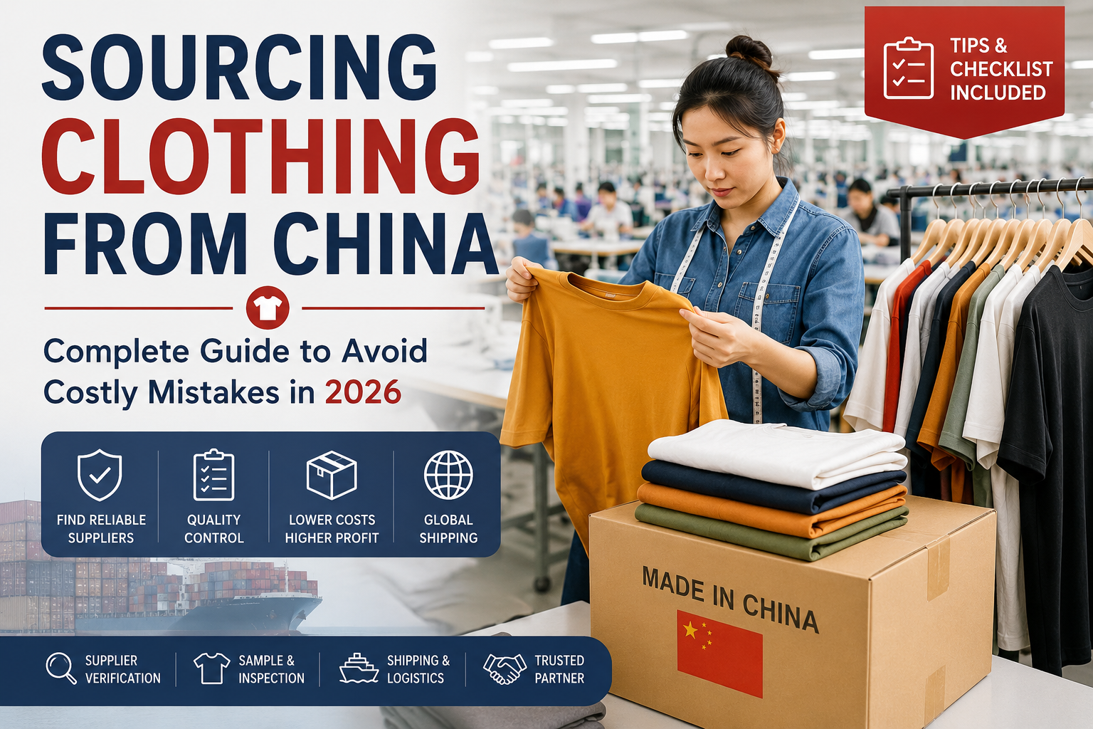 How to Avoid Costly Mistakes When Sourcing Clothing from China (Complete Guide 2026)