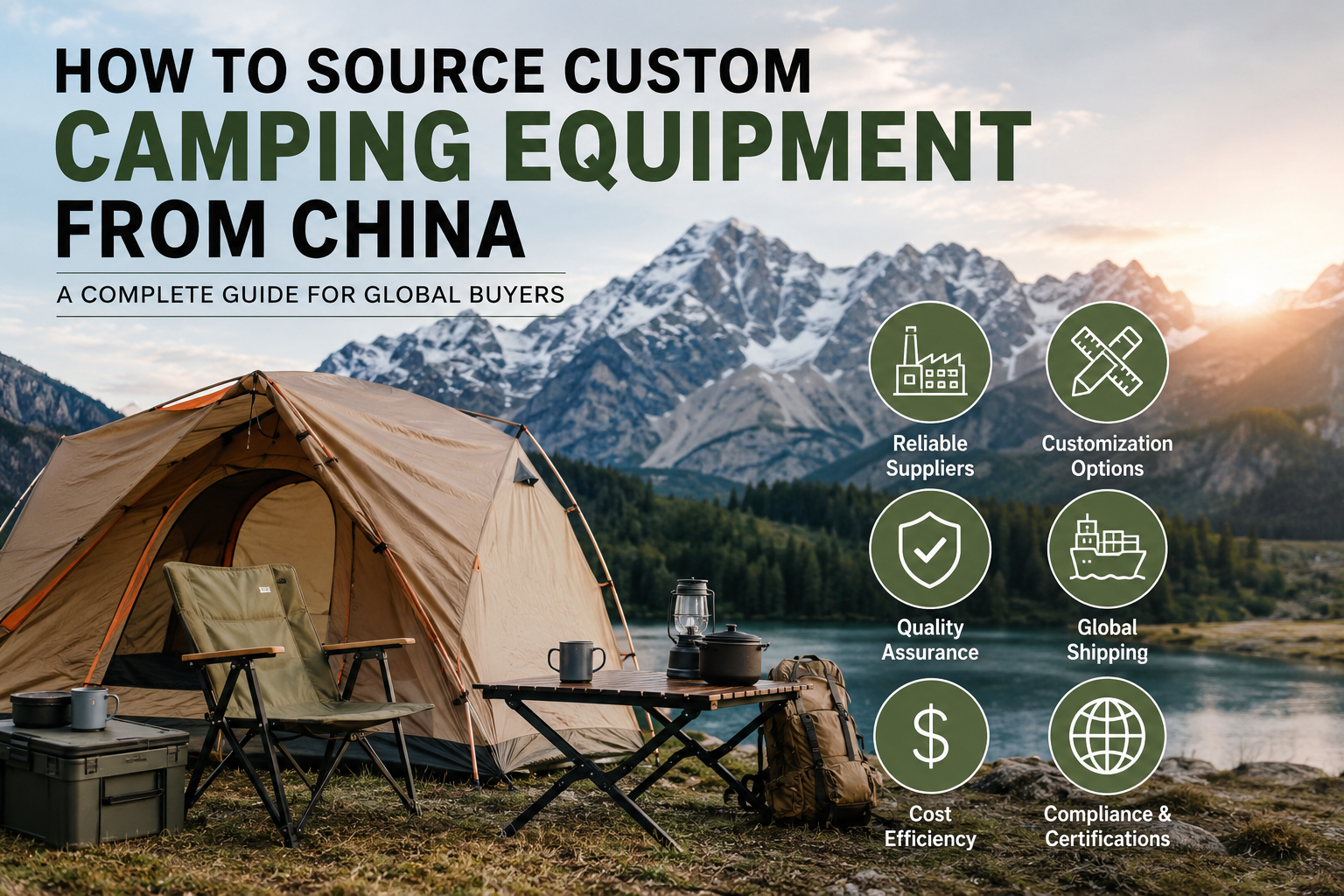 How to Source Custom Camping Equipment from China: A Complete Guide for Global Buyers (2026)
