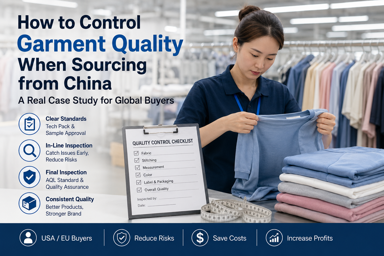 How to Control Garment Quality When Sourcing from China: A Real Case Study for Global Buyers